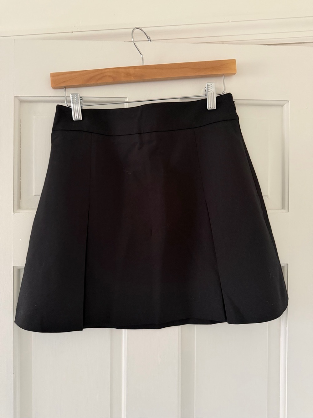 Boden Black A-Line Mini Skirt